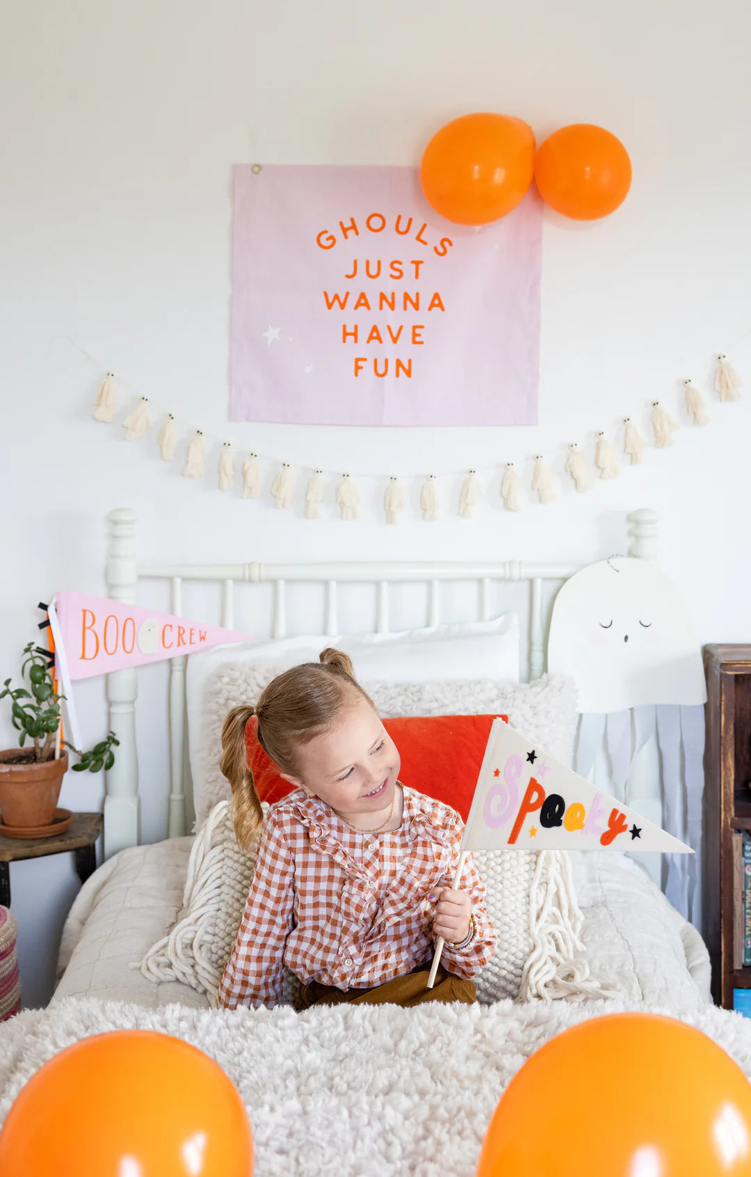 Hey Pumpkin Felt Pennant Banner
