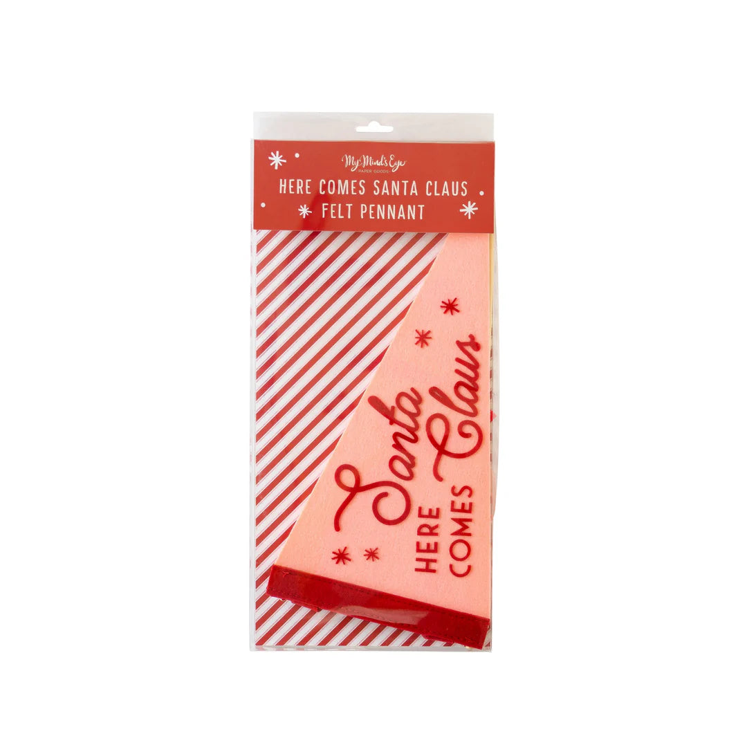 Whimsy Santa Felr Pennant Banner