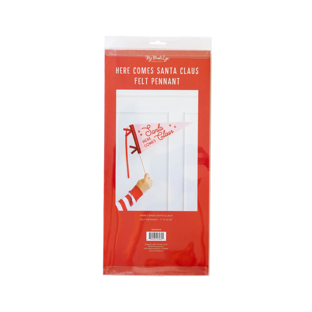 Whimsy Santa Felr Pennant Banner