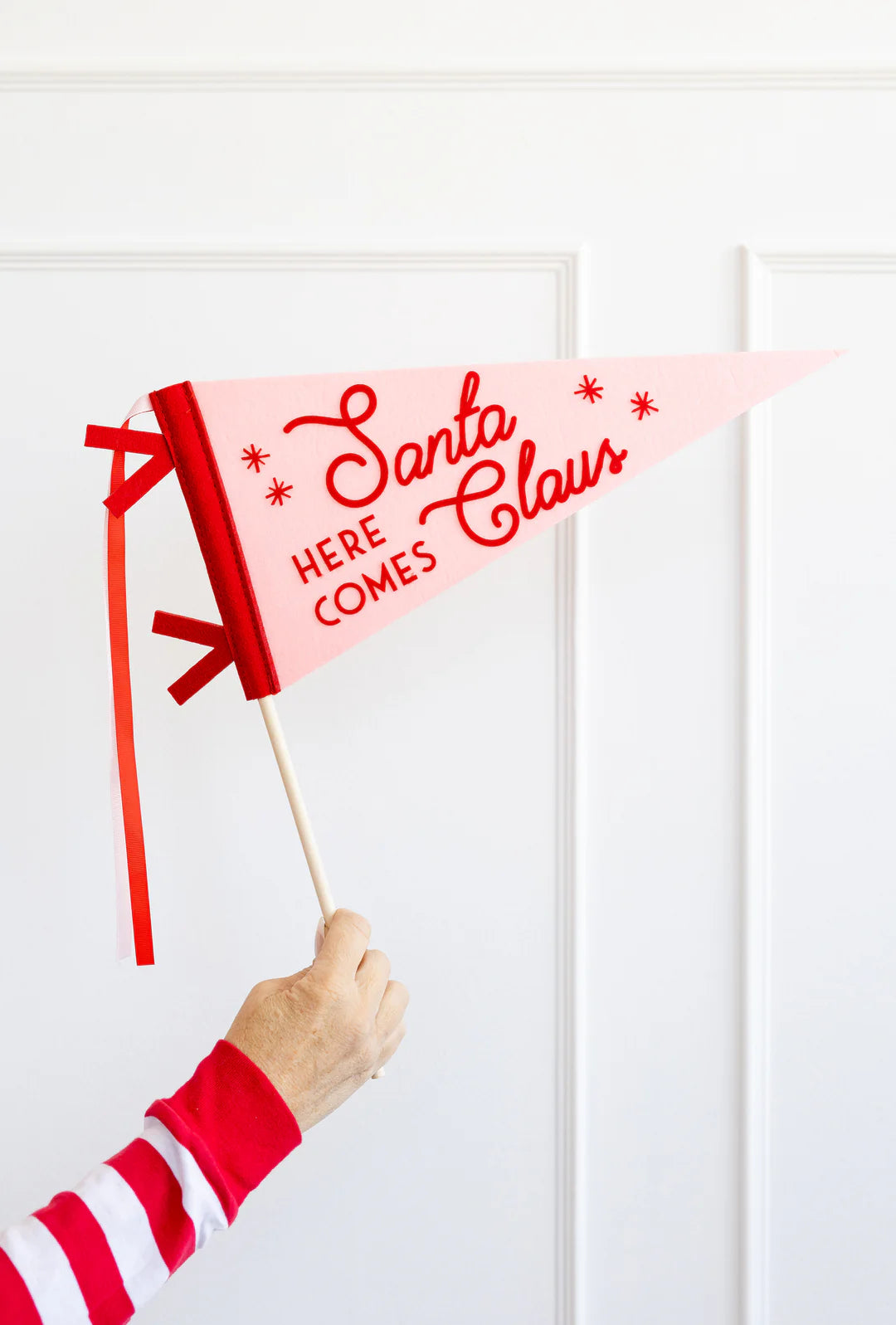 Whimsy Santa Felr Pennant Banner