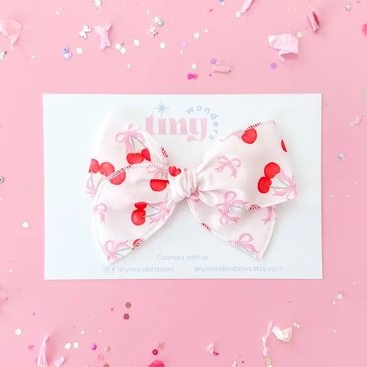 Hair Bow - Coquette Cherry Bows