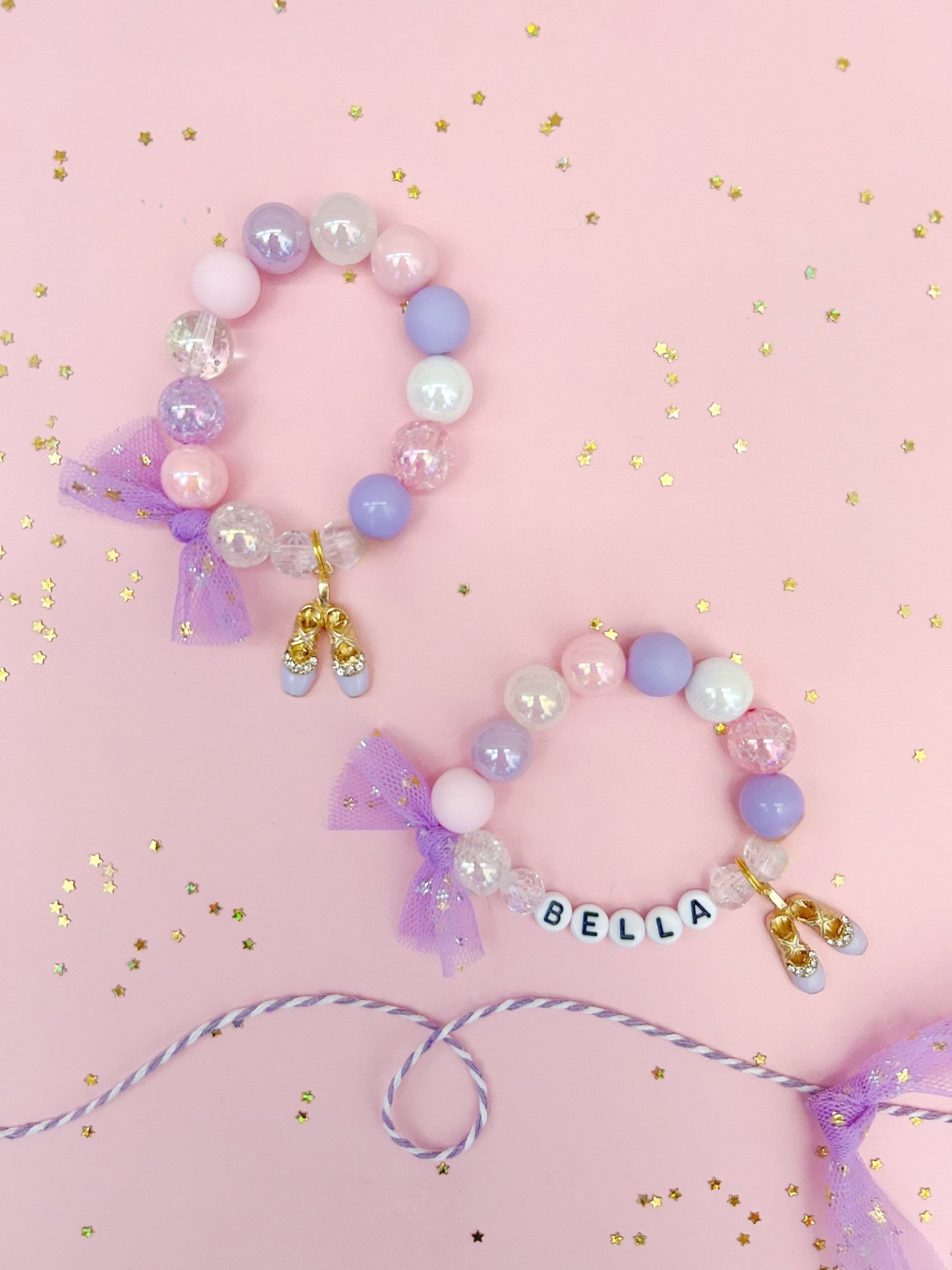 Ballerina Charm Bracelet- Customizable