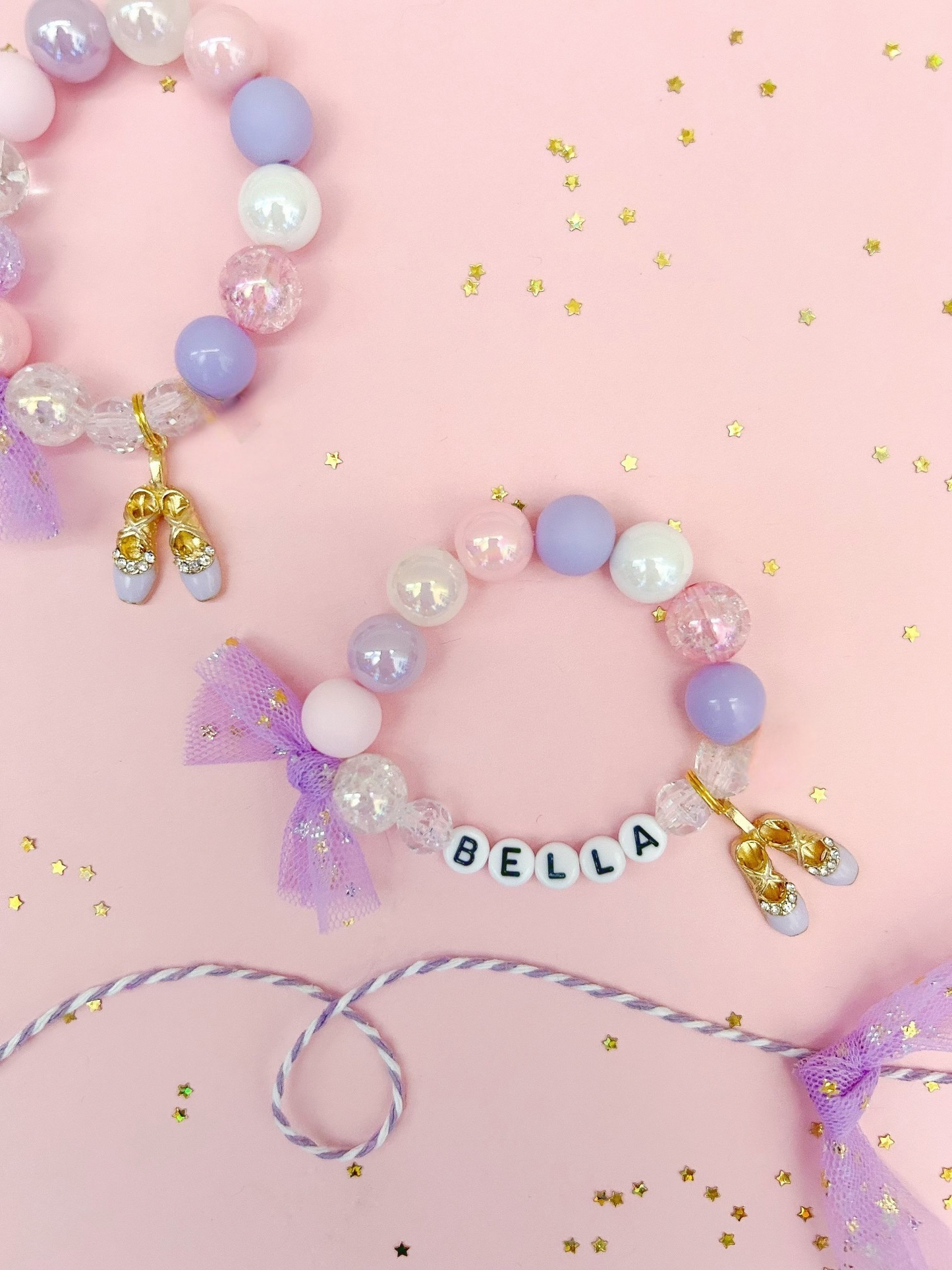 Ballerina Charm Bracelet- Customizable