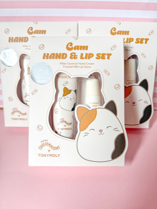 Squishmallows X TONY MOLY Hand and Lip Set