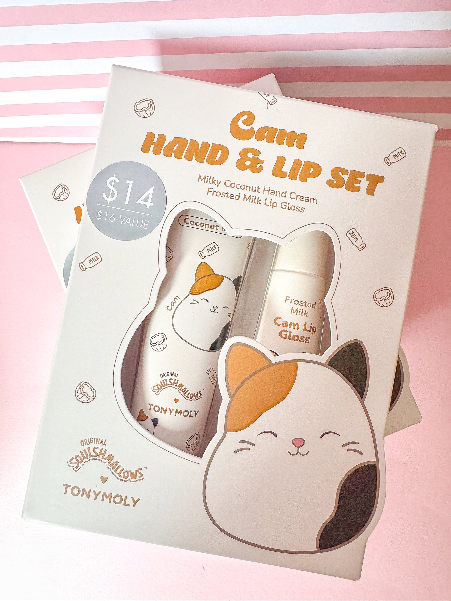 Squishmallows X TONY MOLY Hand and Lip Set