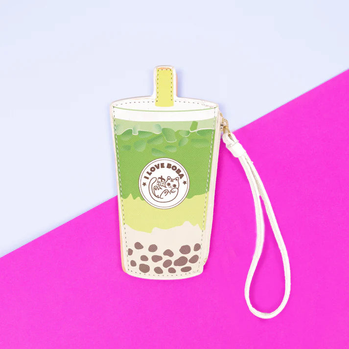 Novelty Wristlet - Matcha Milk Tea
