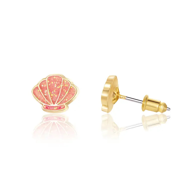 Stud Earrings - Hypoallergenic, Lead and Nickel Free - Shell-Abrate