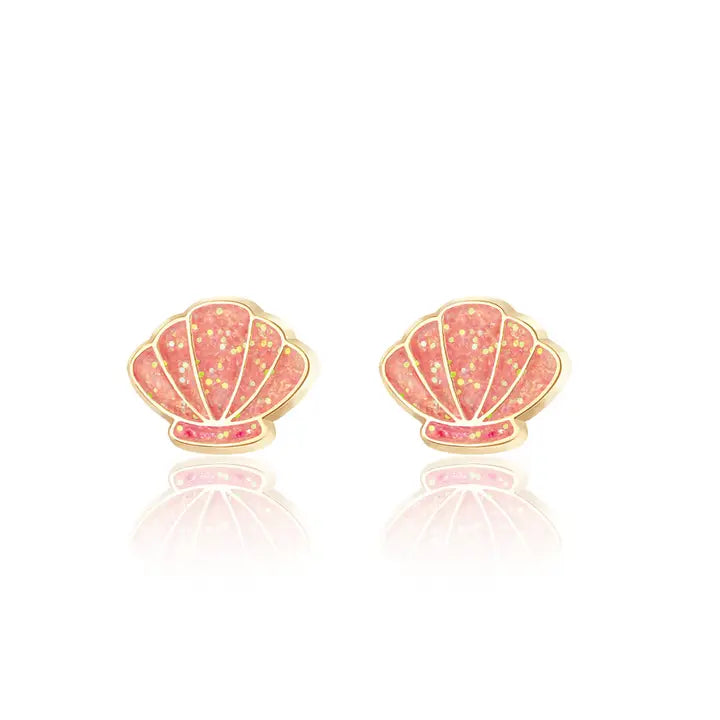 Stud Earrings - Hypoallergenic, Lead and Nickel Free - Shell-Abrate