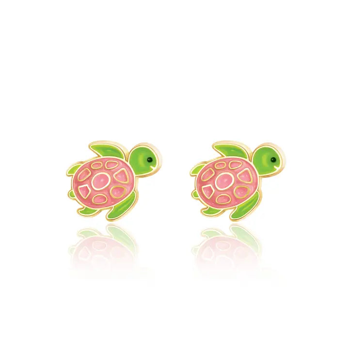 Stud Earrings - Hypoallergenic, Lead and Nickel Free - Turtle-Y Awesome