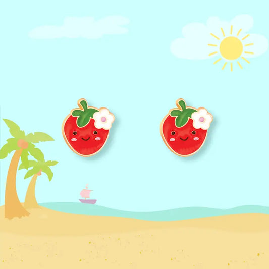 Stud Earrings - Hypoallergenic, Lead and Nickel Free - You're Berry Cutie