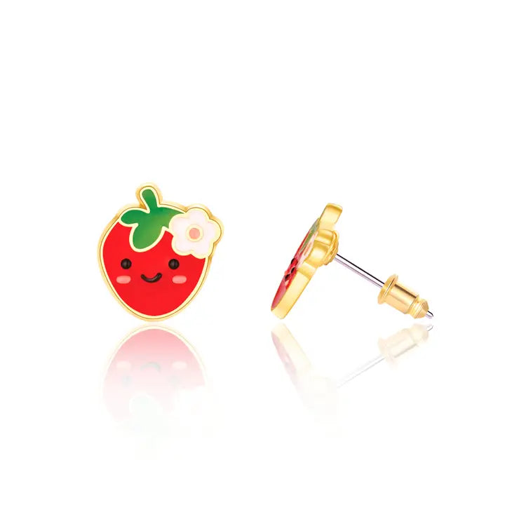 Stud Earrings - Hypoallergenic, Lead and Nickel Free - You're Berry Cutie