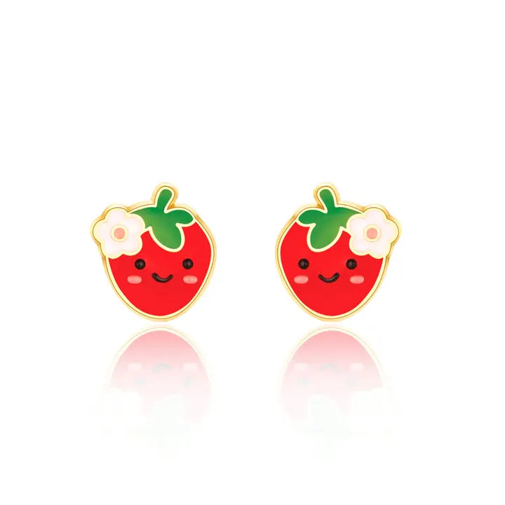 Stud Earrings - Hypoallergenic, Lead and Nickel Free - You're Berry Cutie