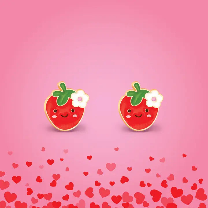 Stud Earrings - Hypoallergenic, Lead and Nickel Free - You're Berry Cutie