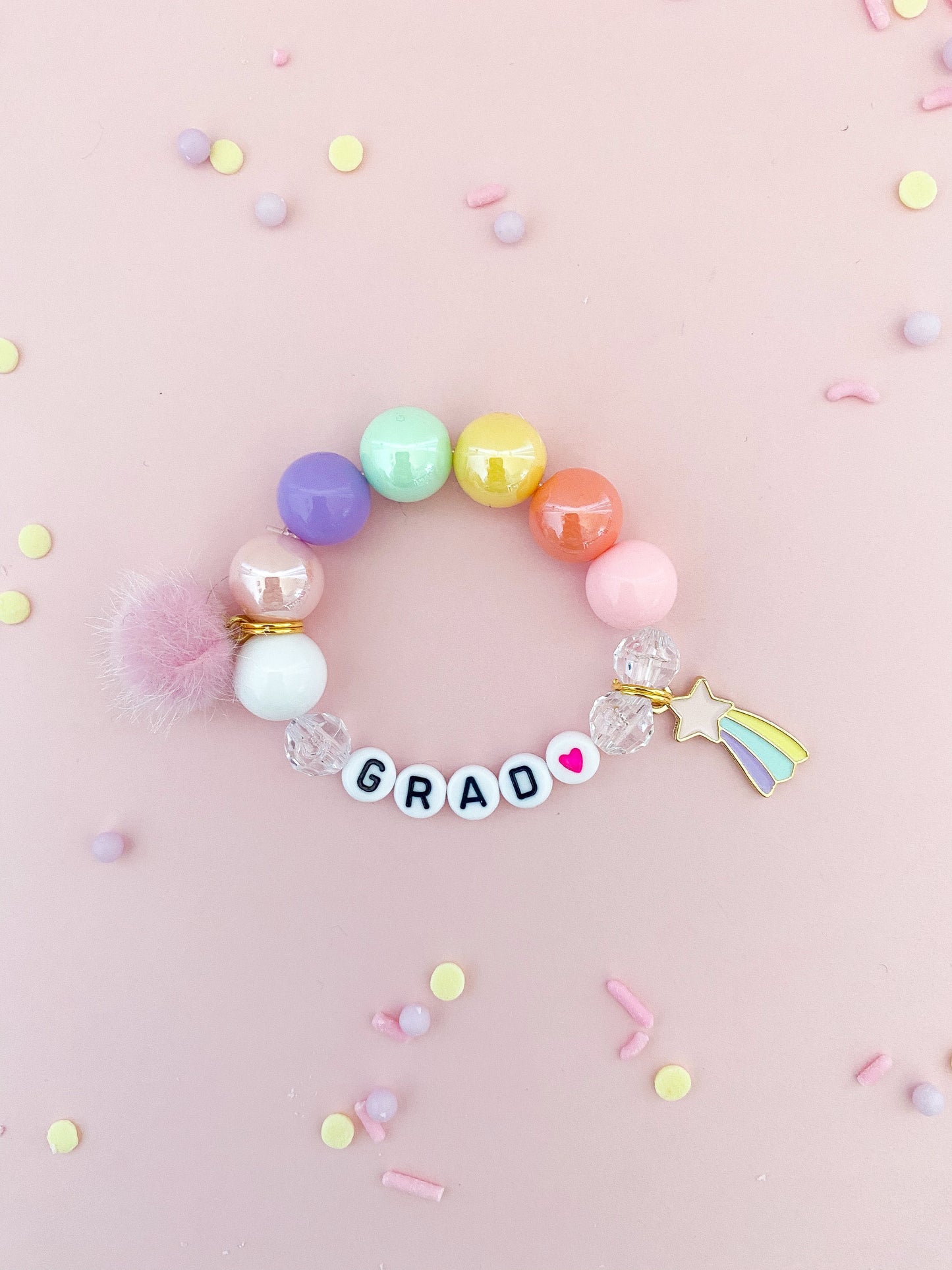 Reach for the Stars Graduation Charm Bracelet