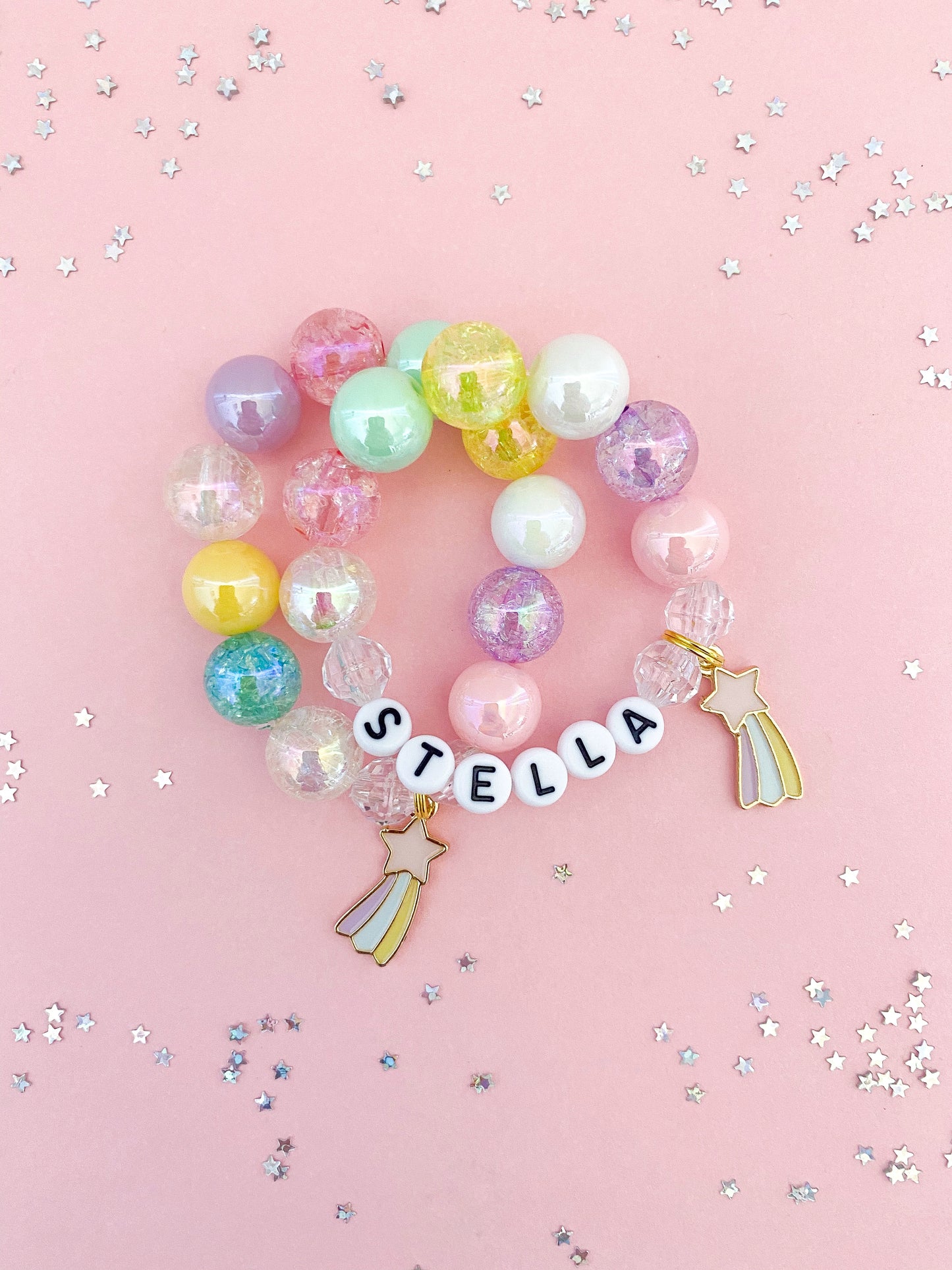 Wish Upon A Star Charm Bracelet- Customizable