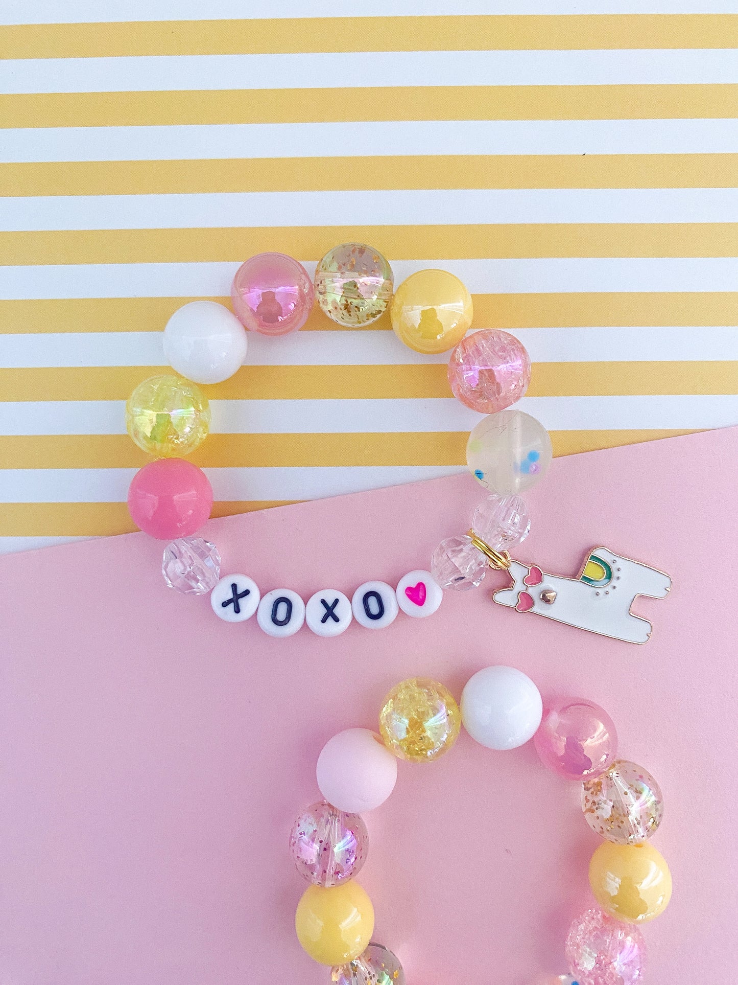 Lovely Llama Charm Bracelet - Customizable