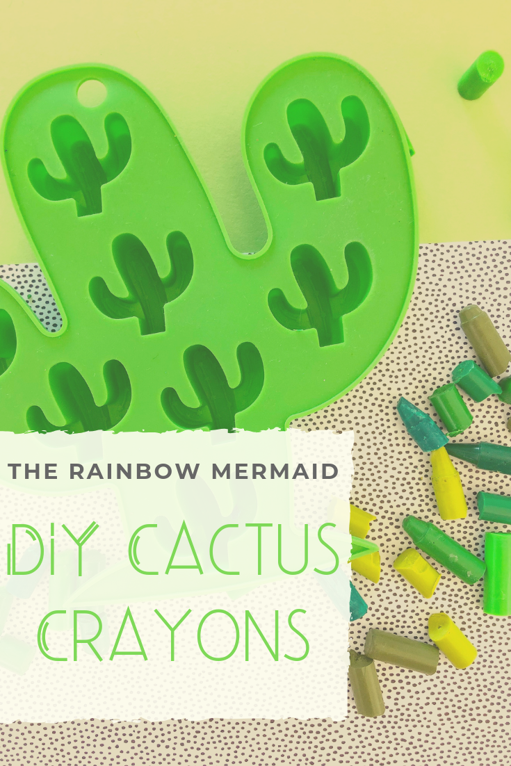 DIY Cactus Crayons