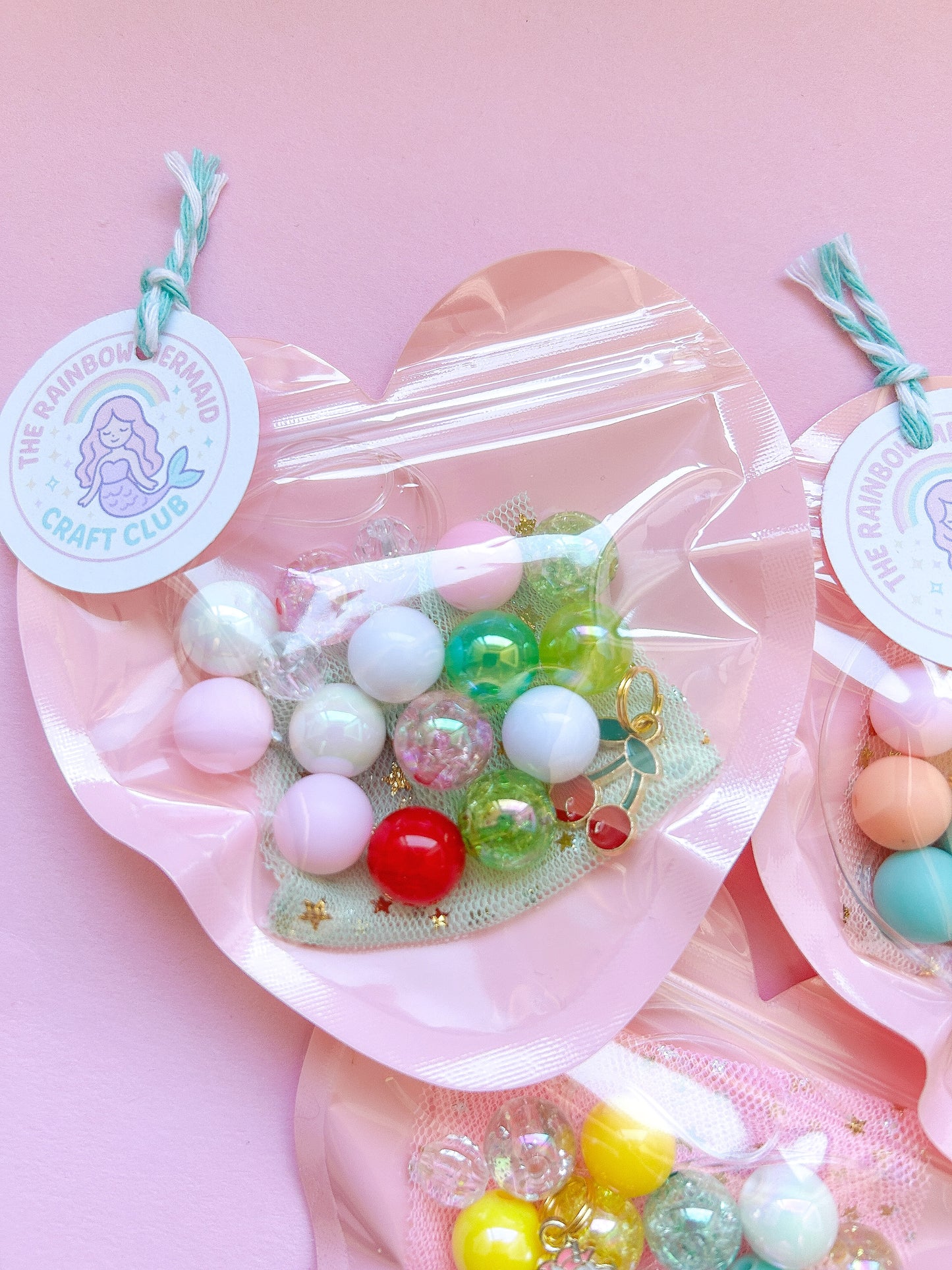 Craft Club Bracelet Kit - Makes 1 Bracelet - Choose Bunny, Unicorn, Cherry or Hot Dog