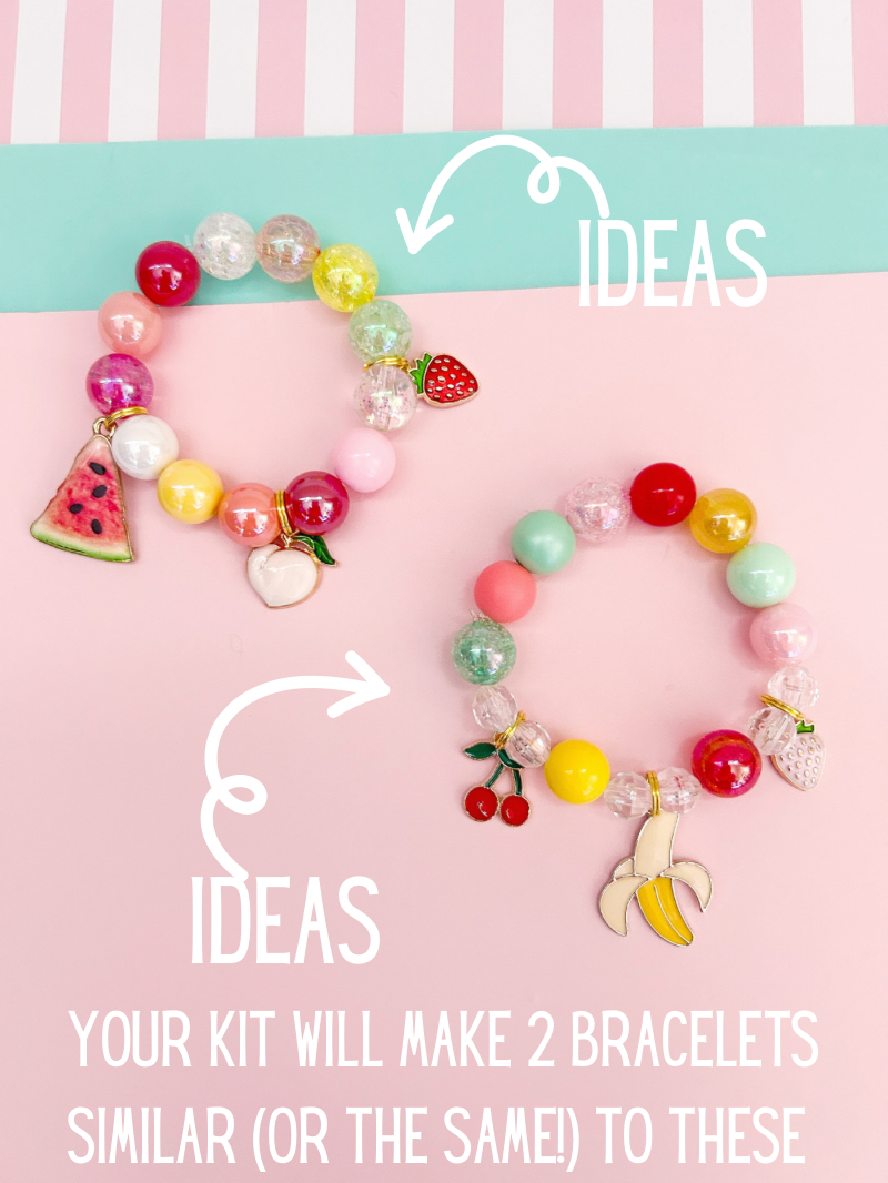 Craft Club Bracelet Making Kit: Tutti Fruiti (Makes 2 Bracelets)