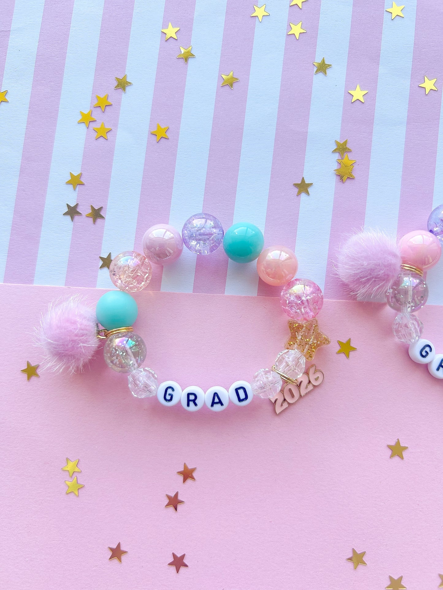 Kids Graduation Charm Bracelet