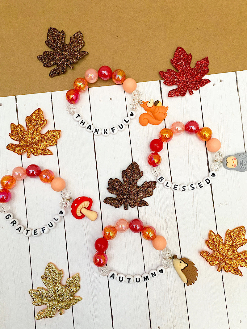 Autumn Charm Bracelet - Customizable