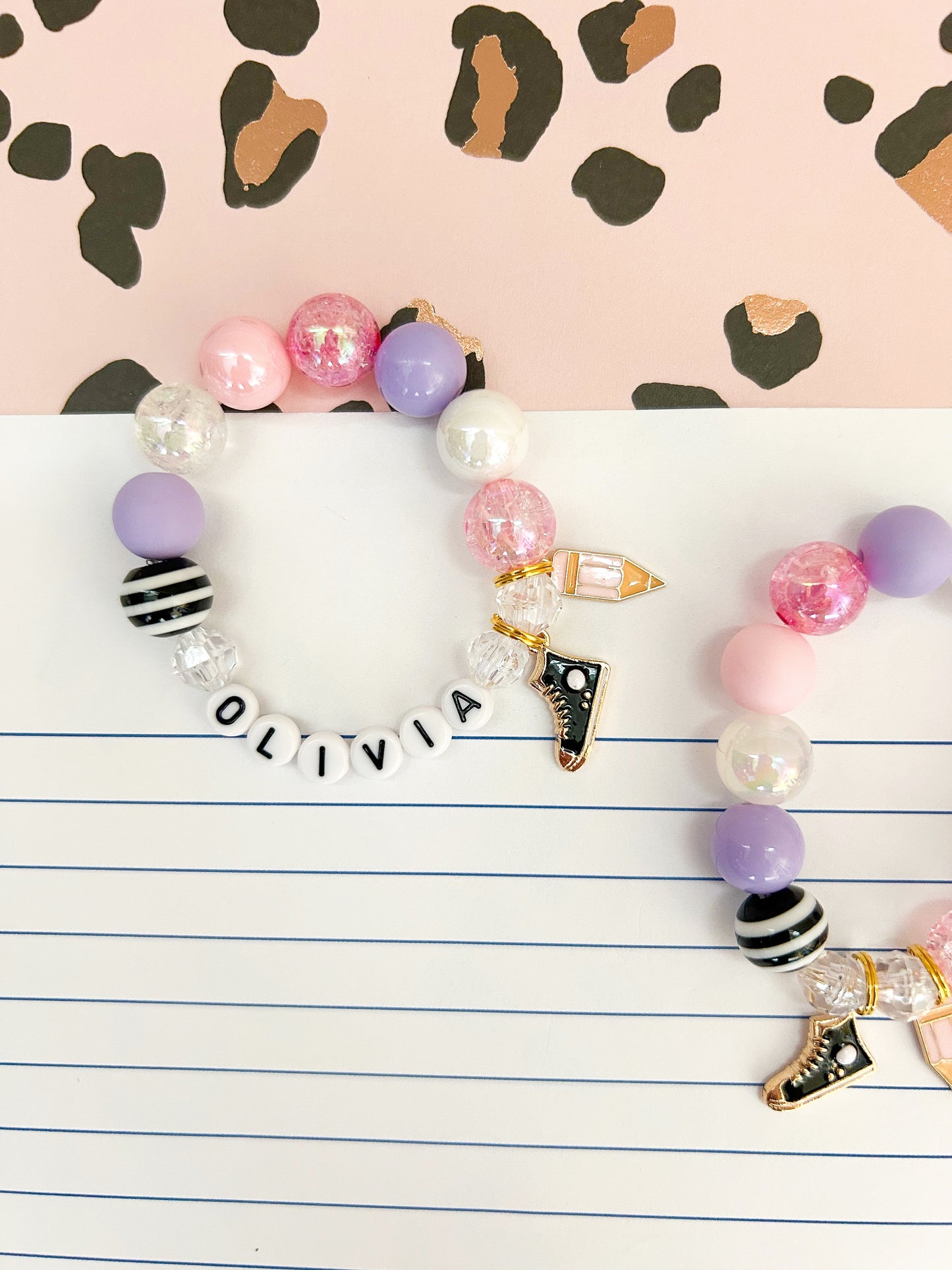 Super Cool School Charm Bracelet - Customizable