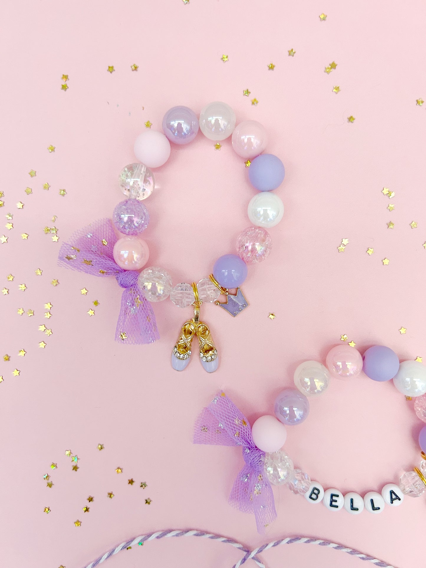 Ballerina Charm Bracelet- Customizable