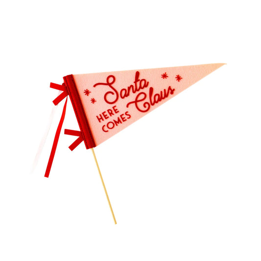 Whimsy Santa Felr Pennant Banner