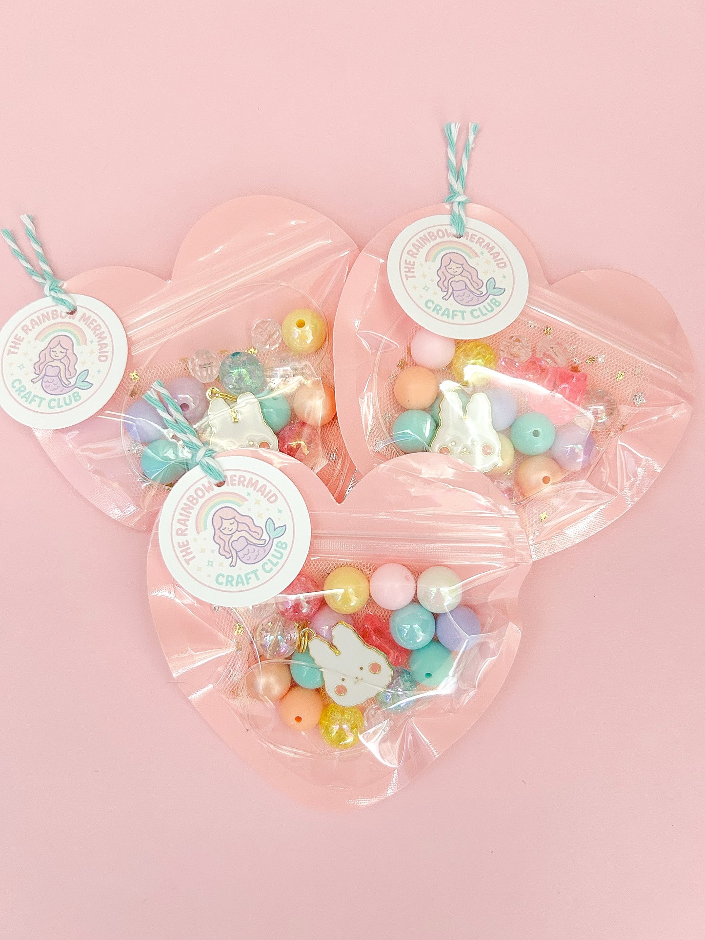 Craft Club Bracelet Kit - Makes 1 Bracelet - Choose Bunny, Unicorn, Cherry or Hot Dog