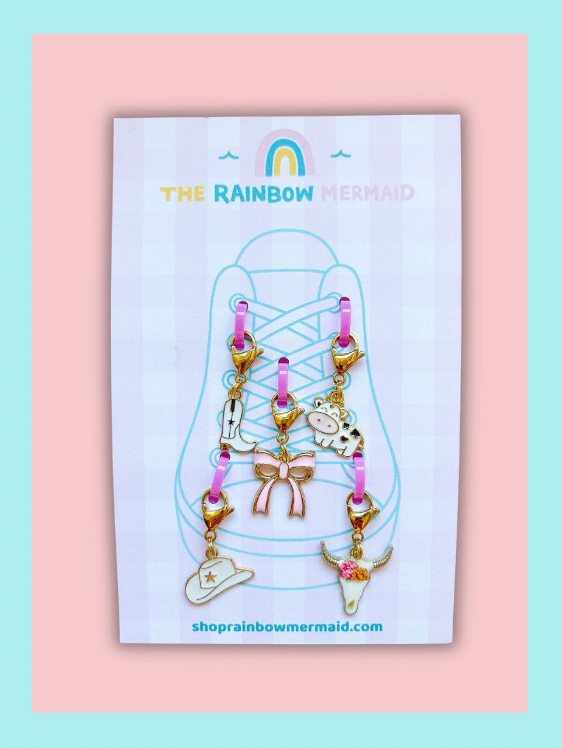 Shoelace Charms for Sneakers – Shoe Accessories - Cowgirl