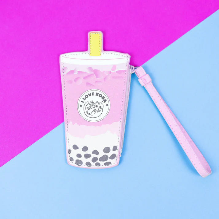 Novelty Wristlet - Taro Milk Tea