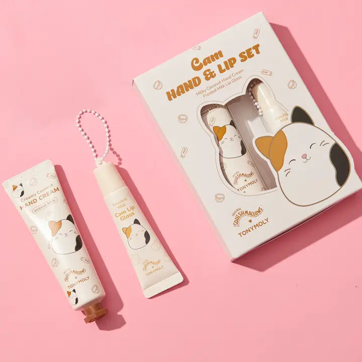 Squishmallows X TONY MOLY Hand and Lip Set