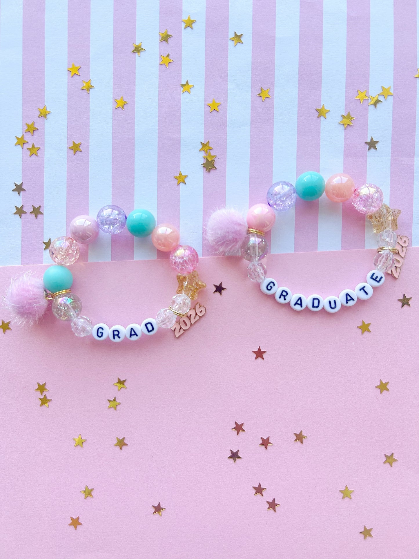 Kids Graduation Charm Bracelet