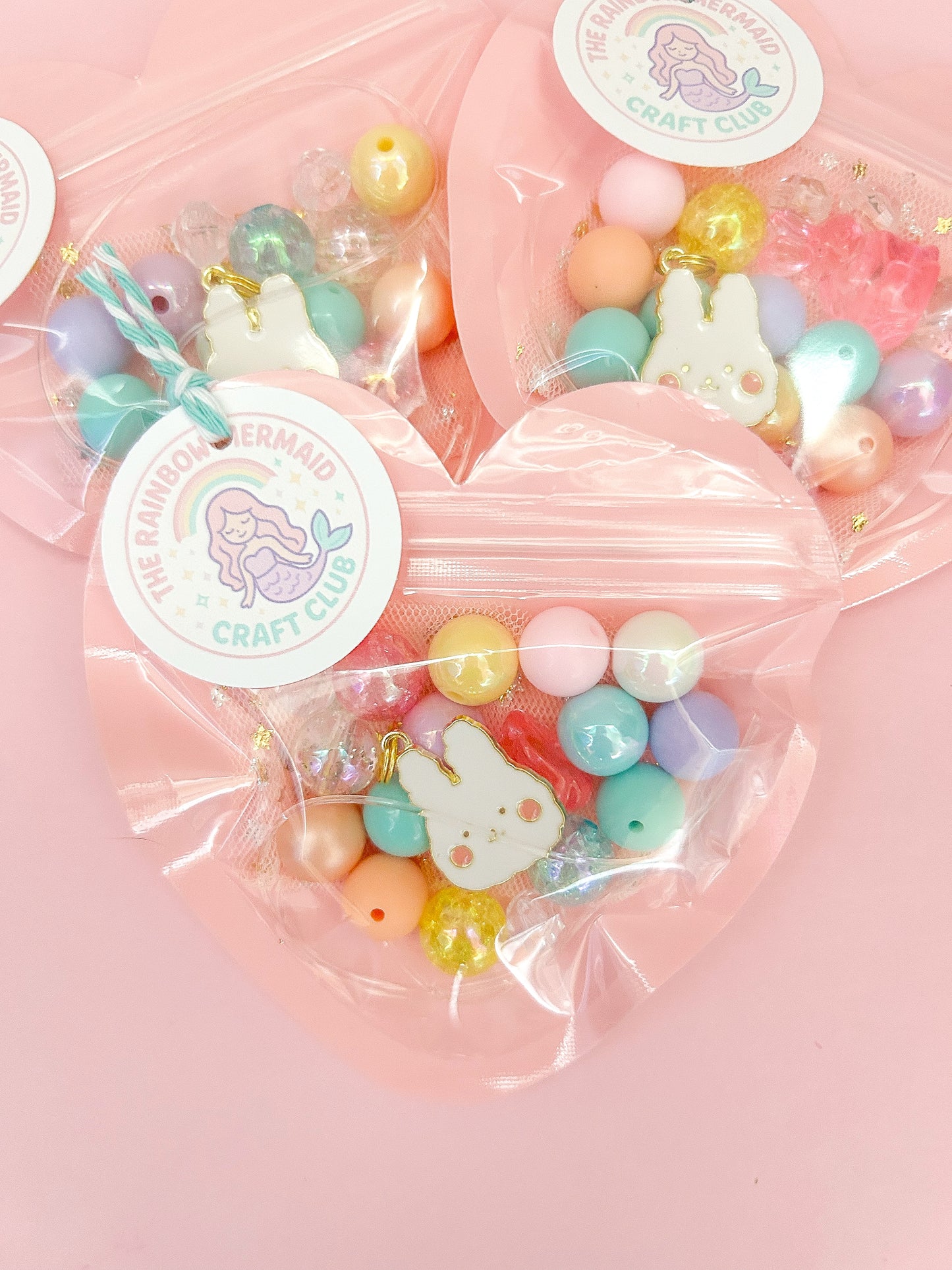 Craft Club Bracelet Kit - Makes 1 Bracelet - Choose Bunny, Unicorn, Cherry or Hot Dog