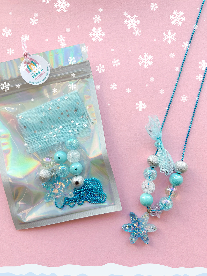 Create Your Own Necklace Kit - Limited Snowflake - Makes 1 Necklace