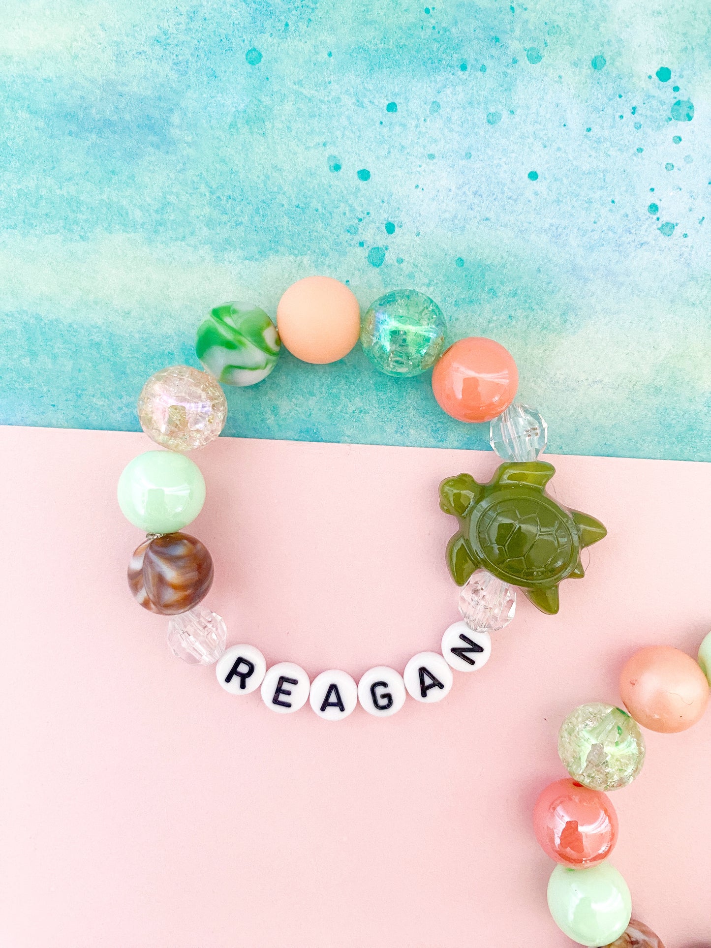 Sea Turtle Bracelet - Customizable
